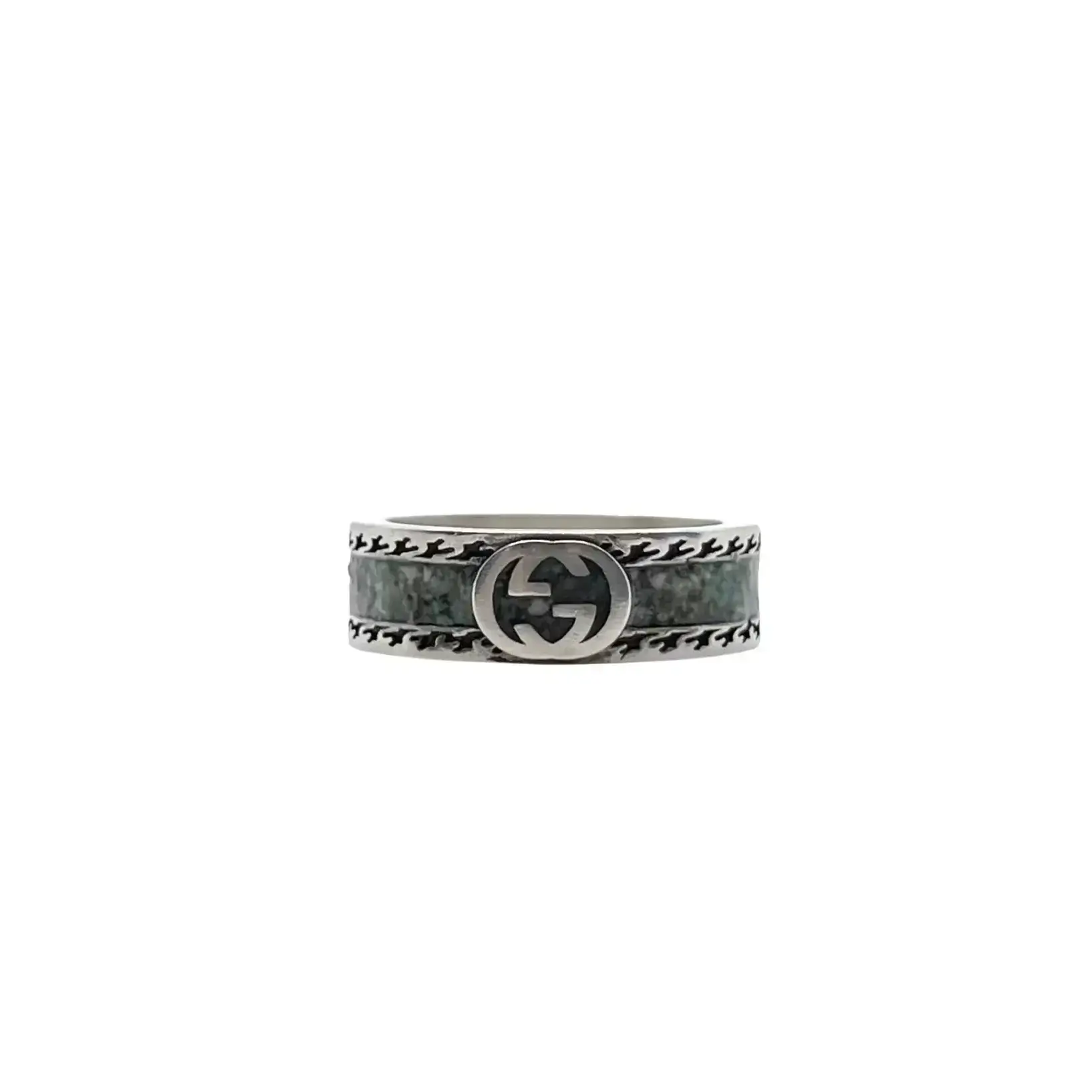 Interlocking G Gucci Enamel Ring