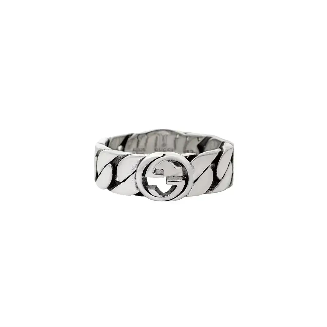 Interlocking Gucci Ring Mens