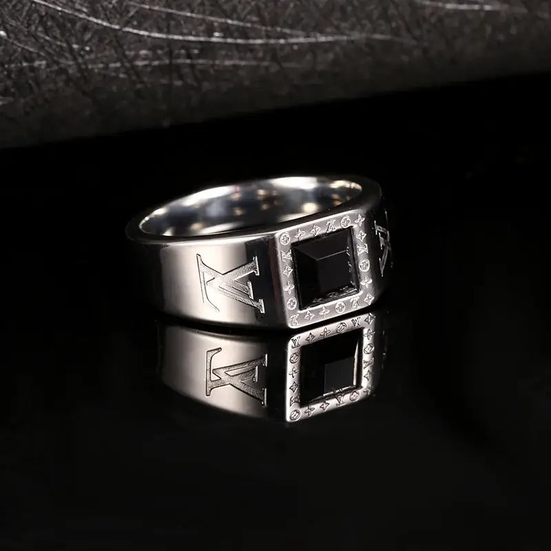 LV Onyx Signet Ring 13383754921850498