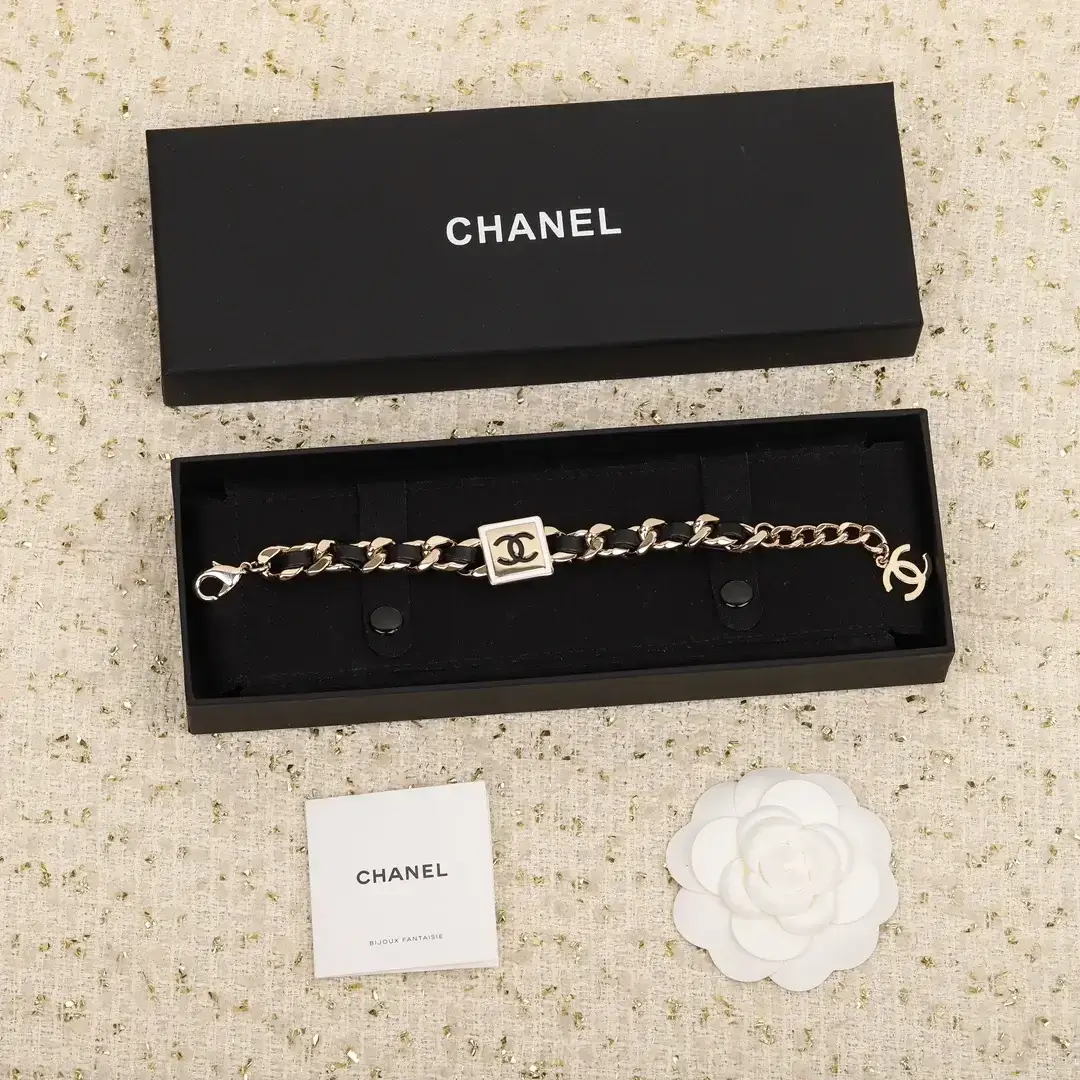 Leather Chanel Bracelet 13384873208700416