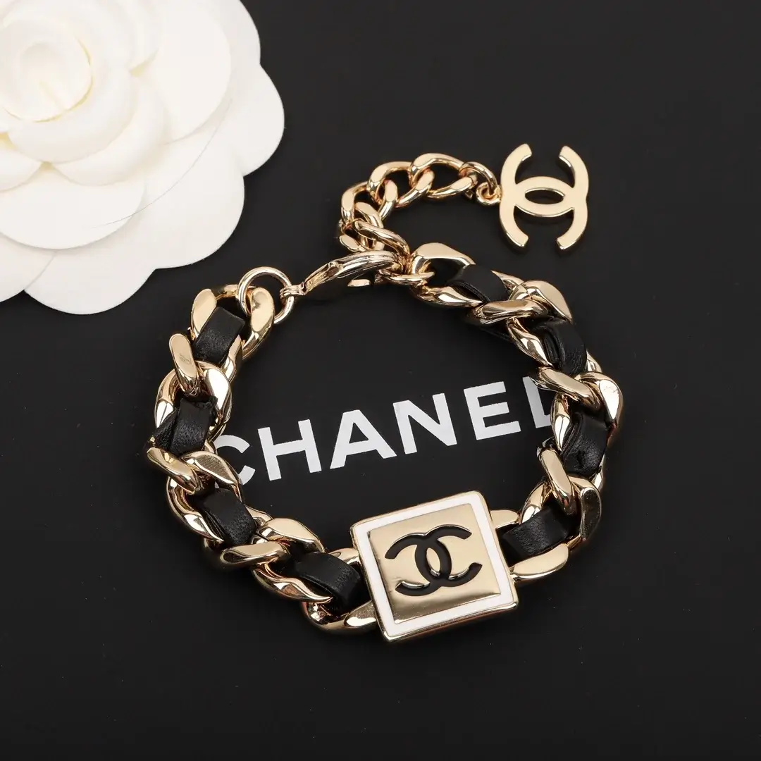 Leather Chanel Bracelet