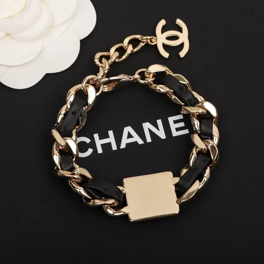 Leather Chanel Bracelet 13384873212484079