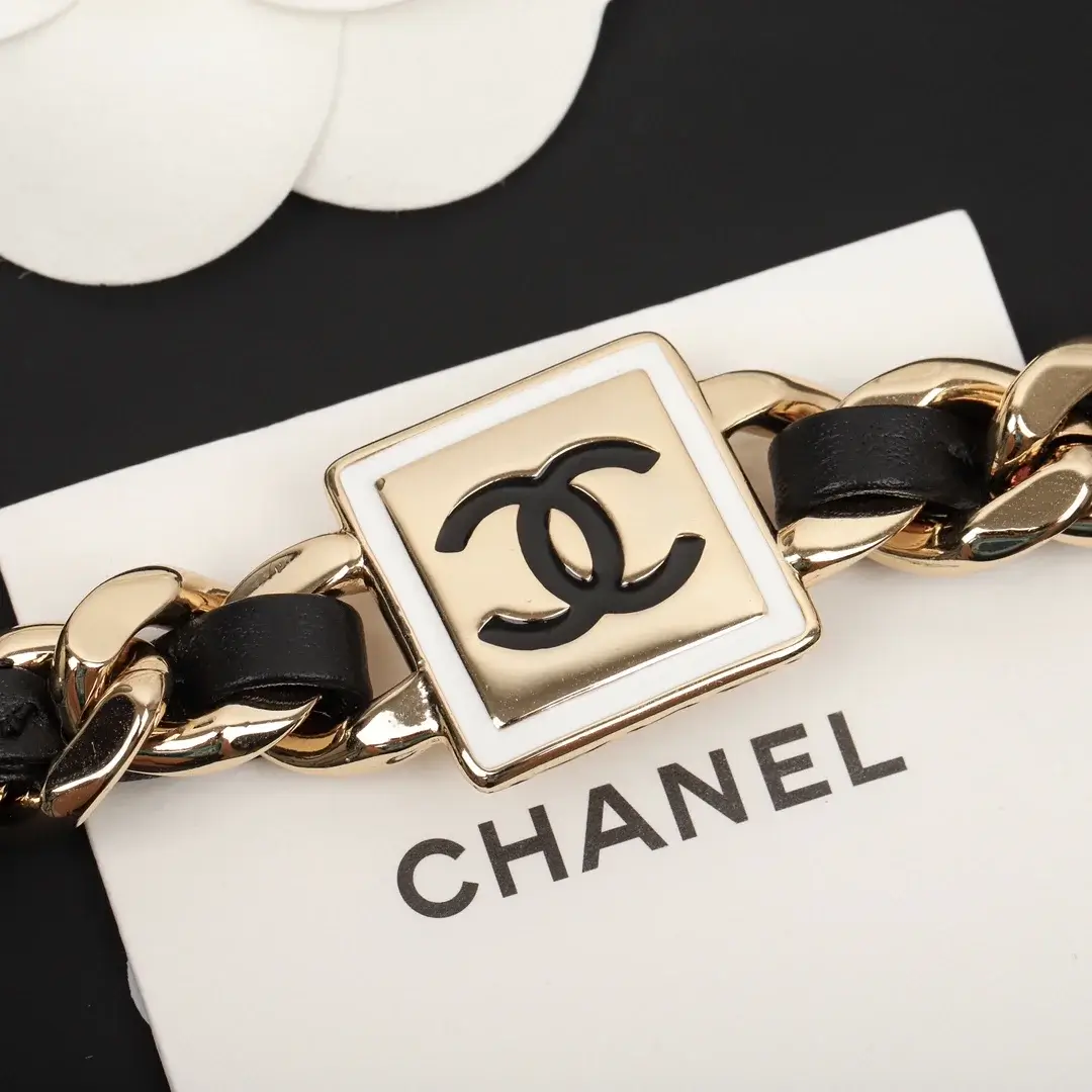 Leather Chanel Bracelet 13384873213171382