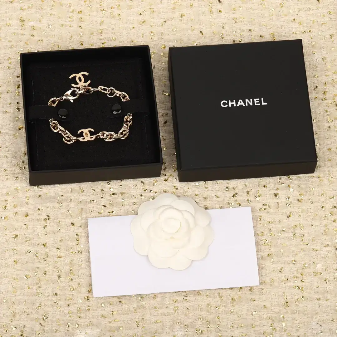 Gold Chanel Charm Bracelet 13384962122692538