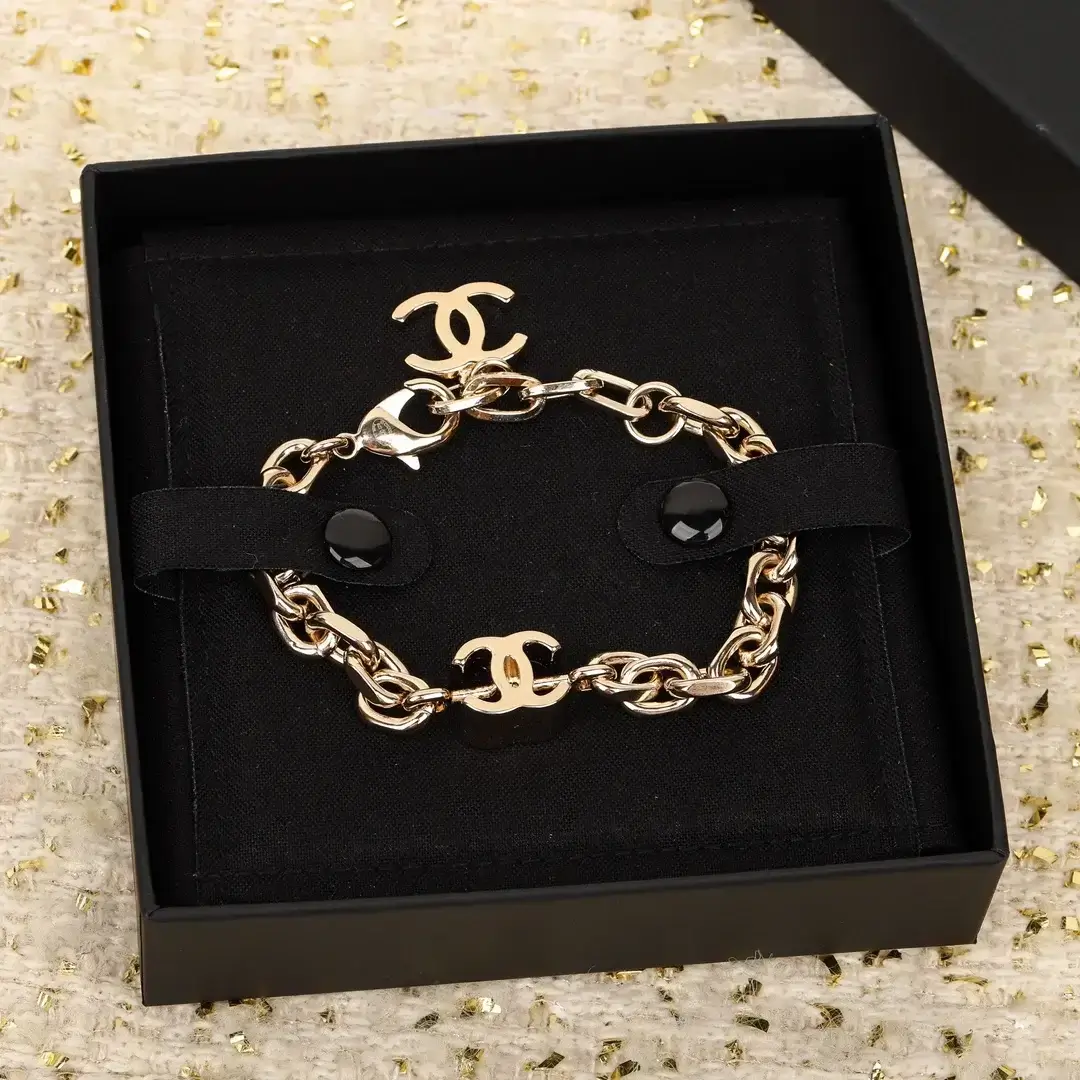 Gold Chanel Charm Bracelet 13384962125573462