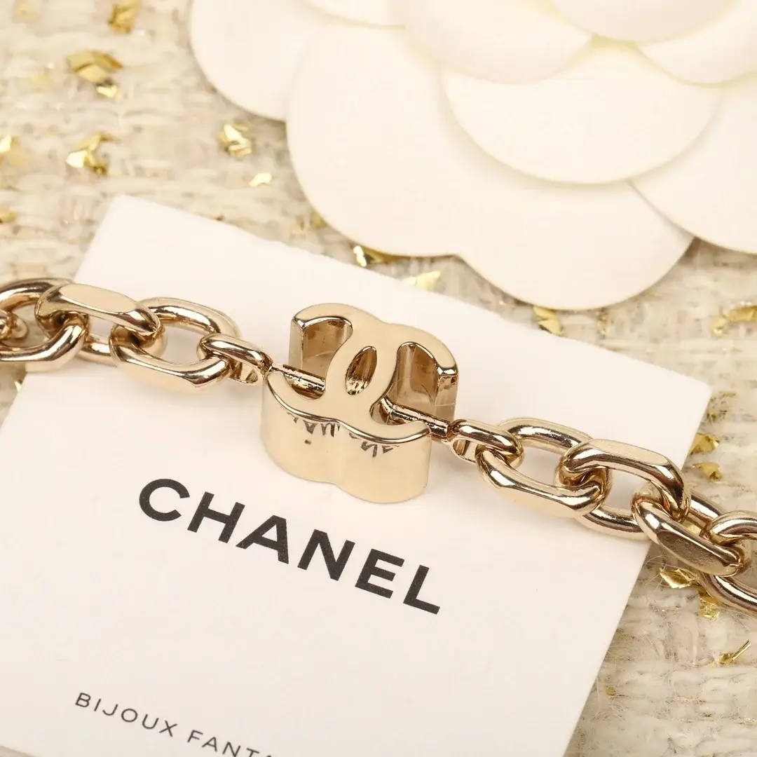 Gold Chanel Charm Bracelet 13384962128165203