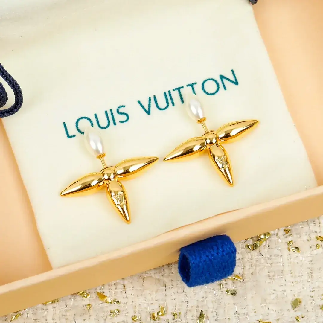 Louis Vuitton LV louisette earrings - M80267