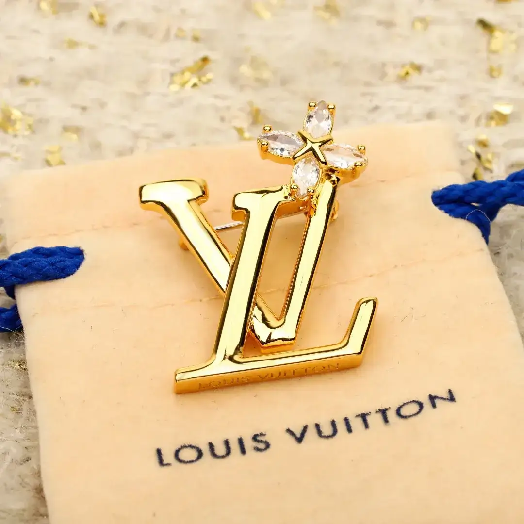 Louis Vuitton LV Brooch - Diamond Jewelry