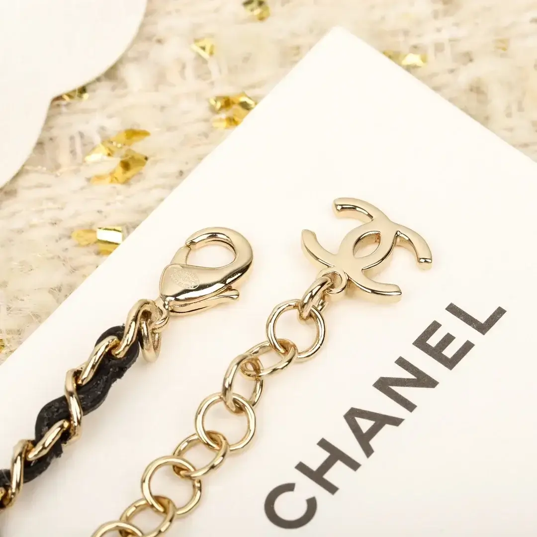 CC Logo Leather Chain Classic Chanel Necklace 13385999898193045