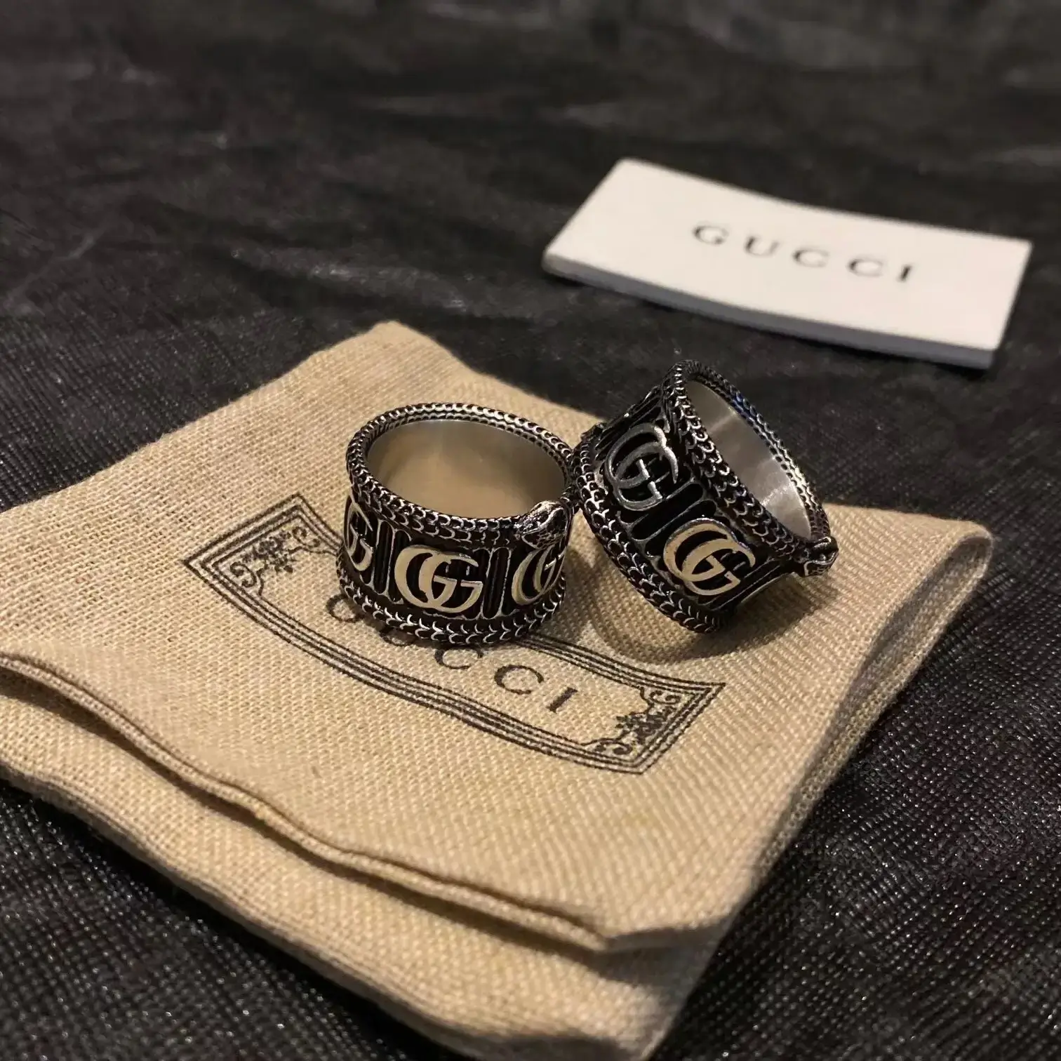 Gucci GG Marmont Snake Ring