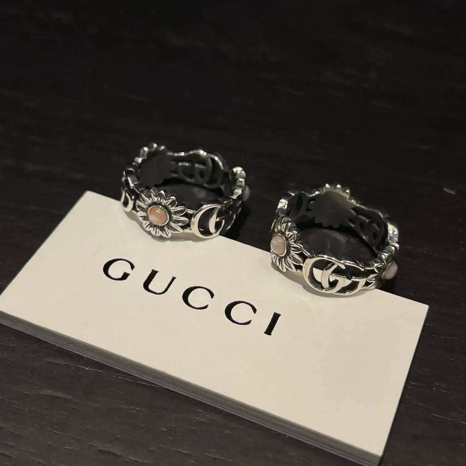 GG Marmont Gucci Mother Of Pearl Ring