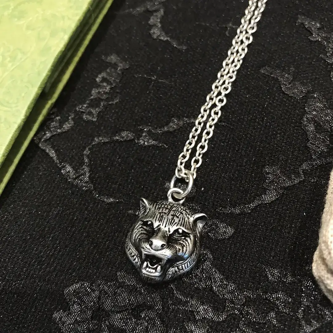 Gucci Feline Head Necklace