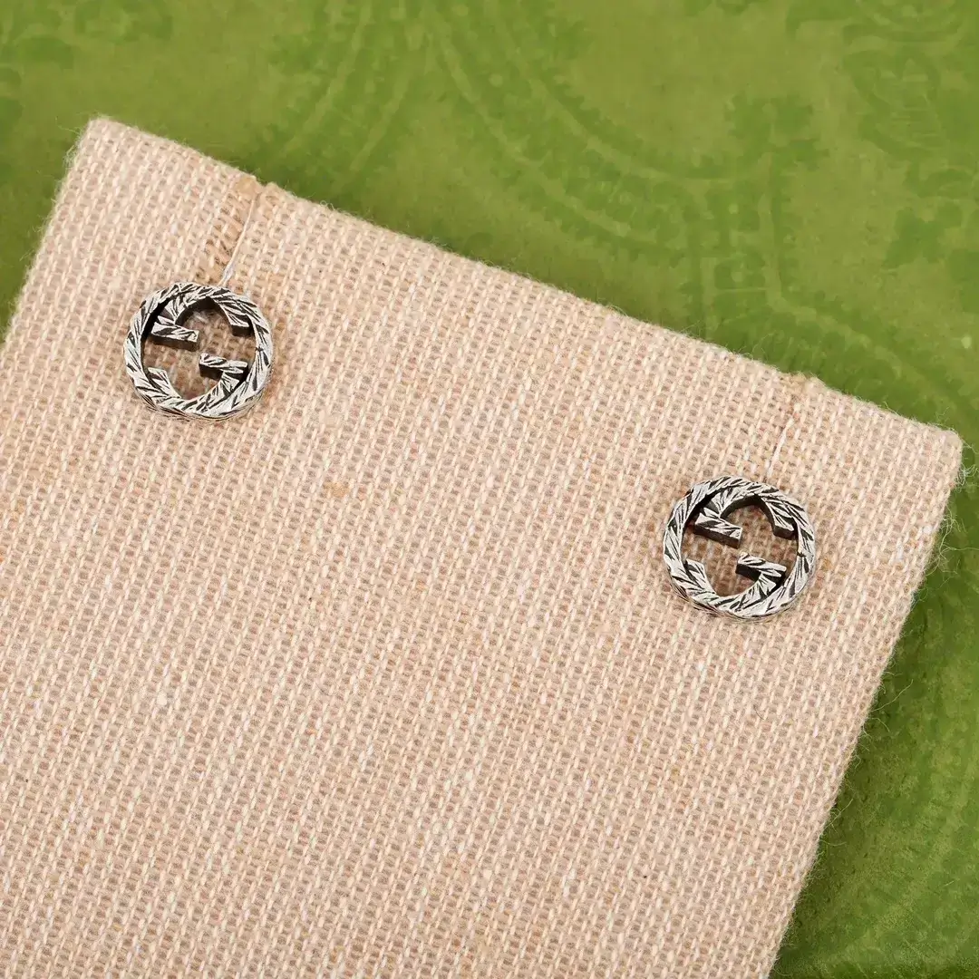 Gucci Interlocking Stud Earrings