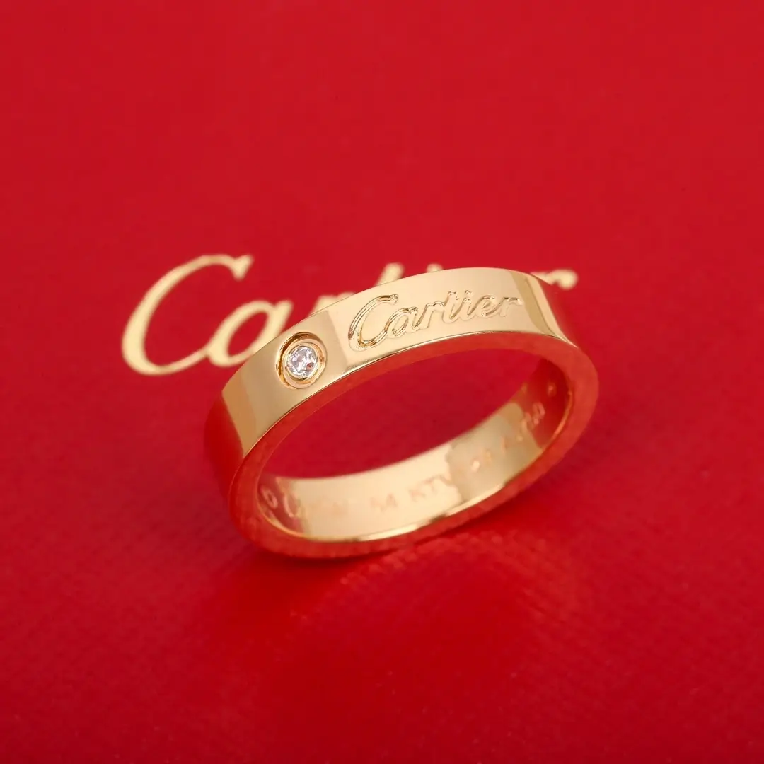 Wedding Ring Cartier 18k Rose Gold - Timeless Love Ring
