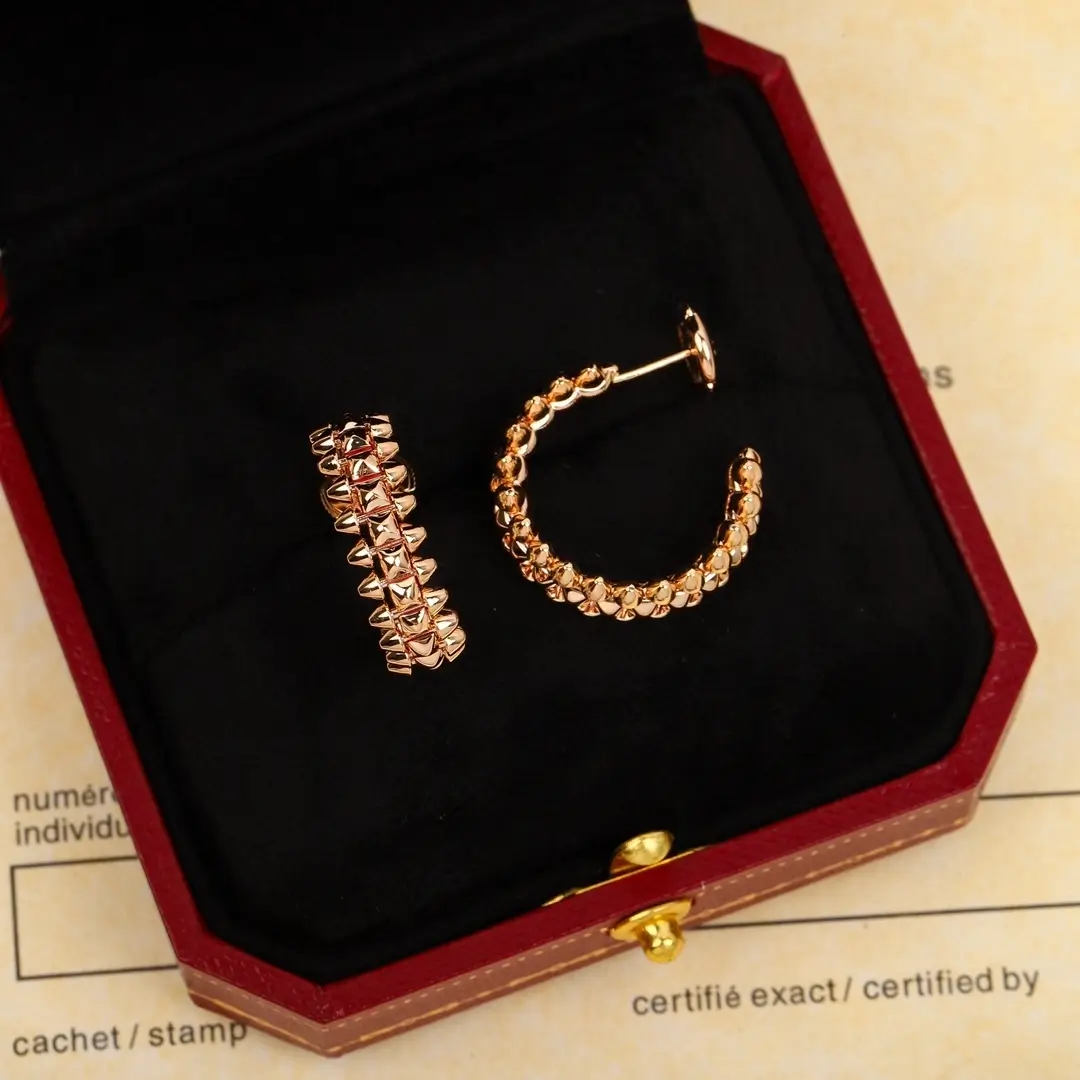 Clash De Cartier Earrings - 18K Rose Gold Stud Luxury