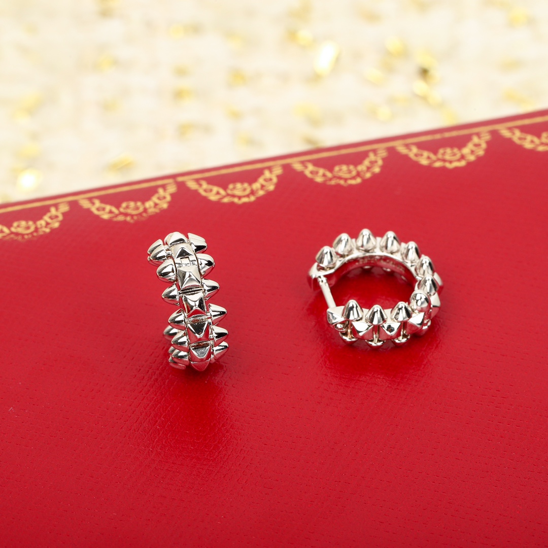 Clash Cartier Earrings - 18K White Gold Jewelry