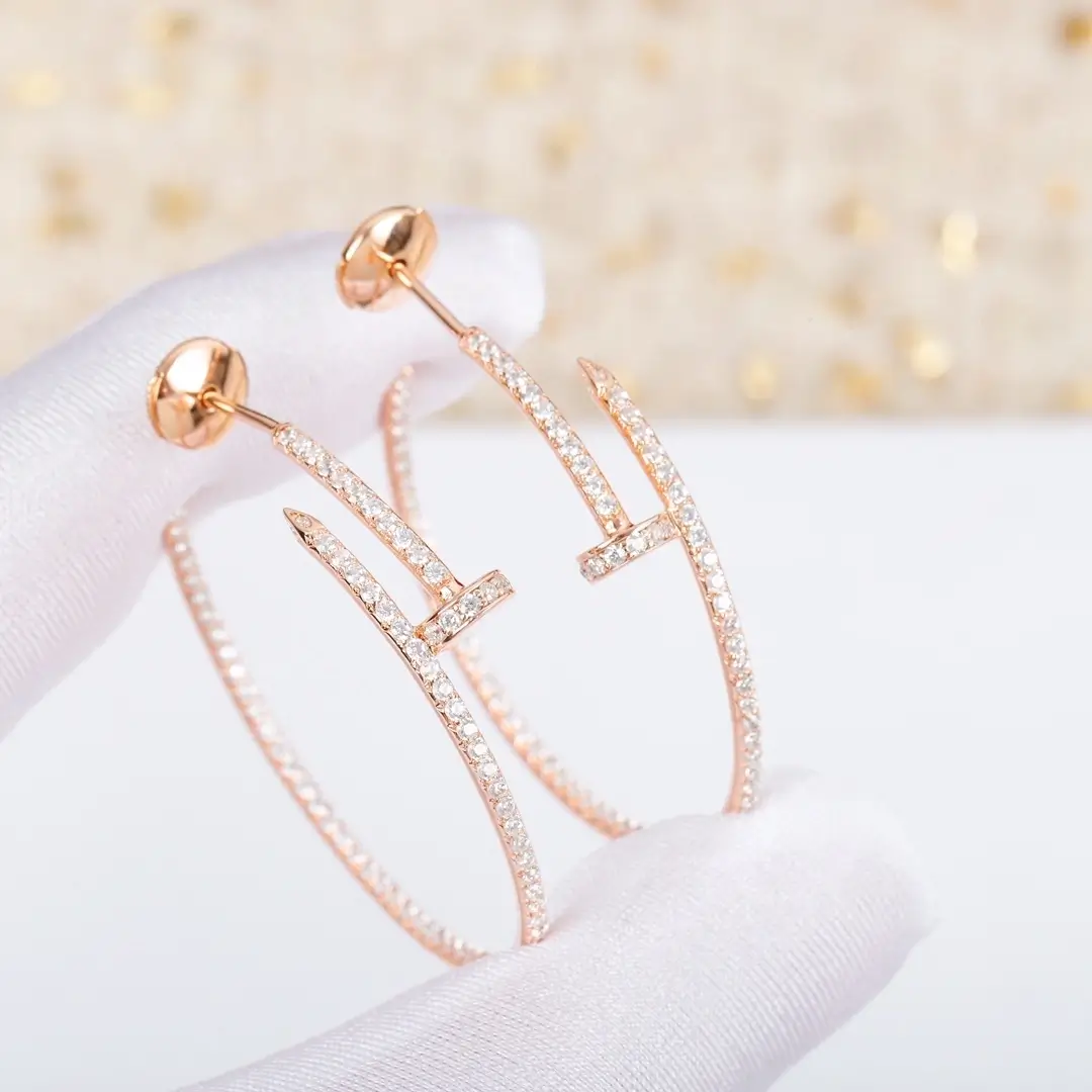 Cartier Juste Un Clou Earrings - Bold & Modern Elegance