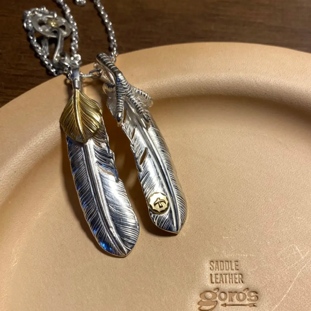 Double Feather Suit Goros Necklace - Street Fashion Luxury