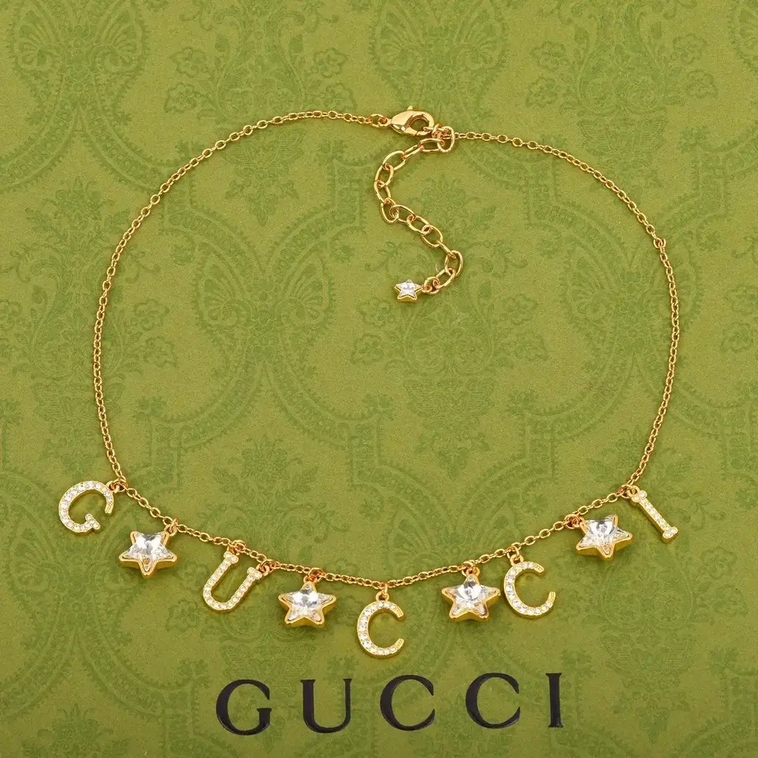 Gucci Necklace Logo Charm - Iconic Classic Luxury Style