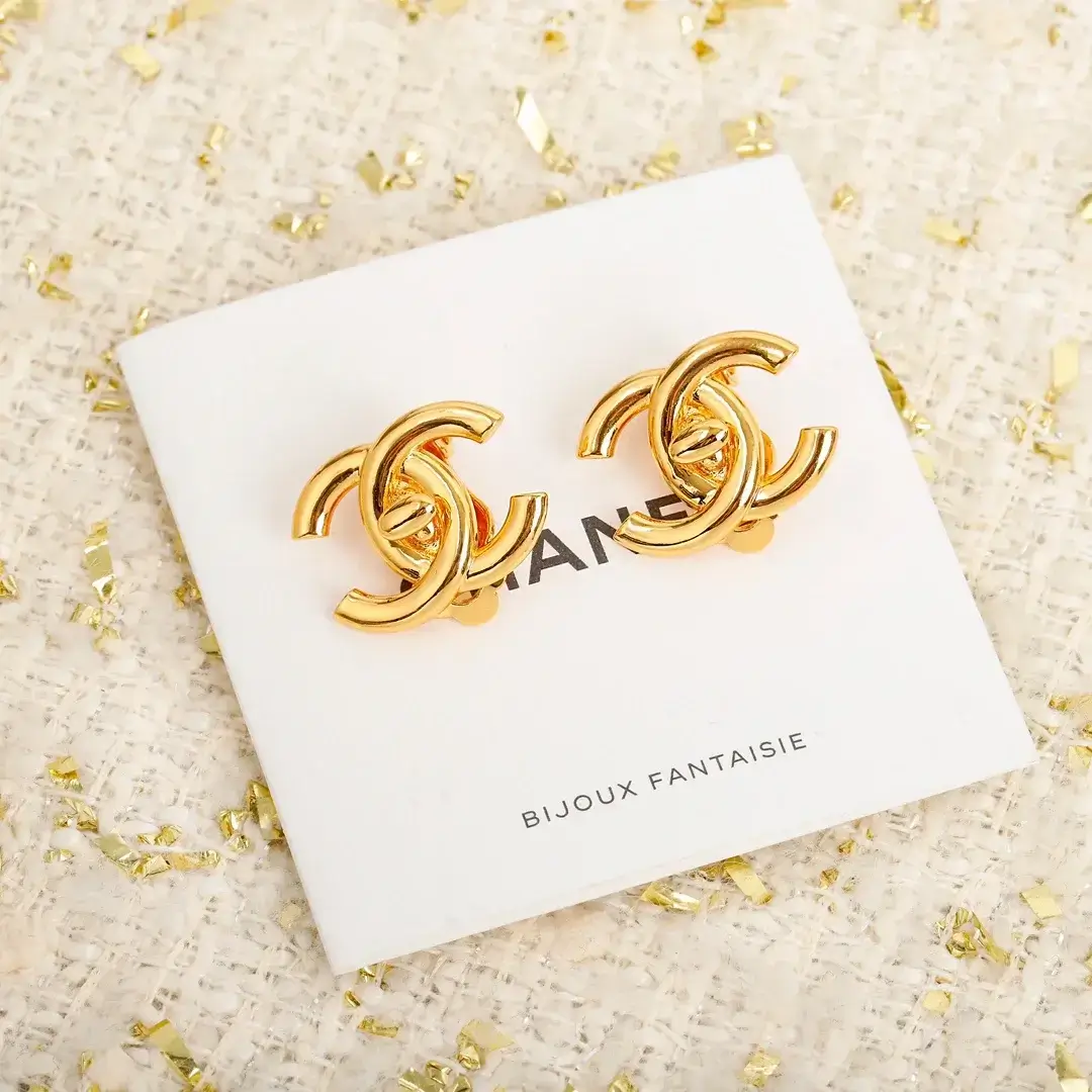 Chanel Turnlock Earrings (Luxury Gold Statement Ear Clip)